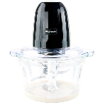 Измельчитель Willmark WMC-7088 (500Вт., стекл. чаша 2л., двойн. лезвия., рез. основание) черный, фото 1