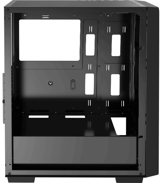 Компьютерный корпус Ocypus Gaммa C60 BK ATX/win/black/no PSU/Tempered Glass