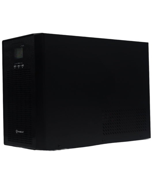 Источник бесперебойного питания (ИБП) Raskat HIL-3000VA+ 3000VA, 2400Вт, 6xIEC320, LCD, USB type-B, 2xRJ-45, 1xRS232, чистая синусоида