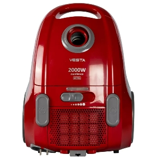 Пылесос VESTA V9B2000 красный, 450/2000 Вт, уборка сухая, пылесборник мешок 3.2 л