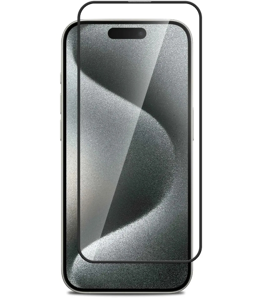 Защитное стекло для экрана BoraSCO прозрачный для Apple iPhone 15 Plus 2.5D антиблик. 1шт. (72402)