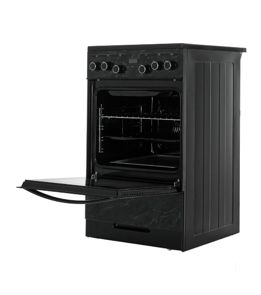 Плита электрическая Gefest ЭП Н Д 5560-03 0053 черный, конфорок 4 шт, духовка 55 л, 50 см x 85 см x 58.5 см
