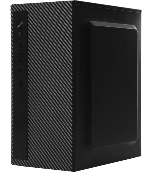 Компьютерный корпус Accord Entry ACC-2053B черный без БП mATX 1x80мм 1x120мм 2xUSB2.0 audio
