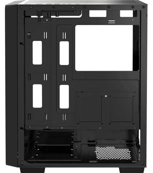Компьютерный корпус Ocypus Gaммa C60 BK ATX/win/black/no PSU/Tempered Glass
