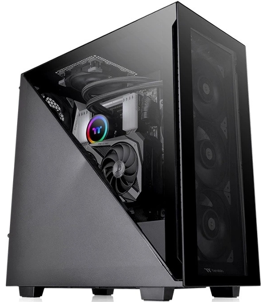 Компьютерный корпус Thermaltake Divider 300 TG черный без БП ATX 2x120мм 2xUSB 3.0 1xUSB3.1 audio front door bott PSU