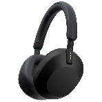 Беспроводные/проводные наушники Sony WH-1000XM5 черный, полноразмерные, Bluetooth + проводной, активное шумоподавление, до 30 ч, фото9