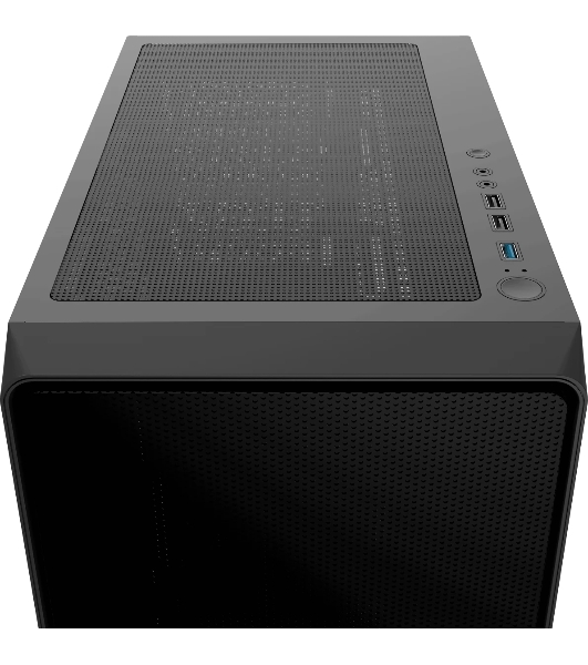 Компьютерный корпус Ocypus Gaммa C60 BK ATX/win/black/no PSU/Tempered Glass