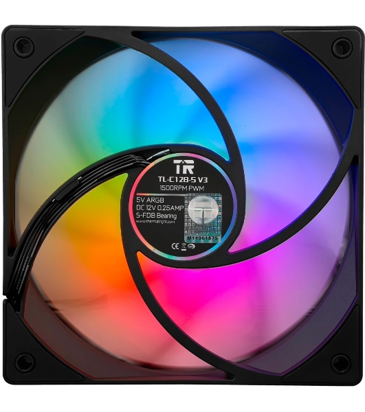 Комплект вентиляторов для корпуса Thermalright Fan TL-C12B-S V3 X3 ARGb 120мм/3 pack/PWM/S-FDB Bearing