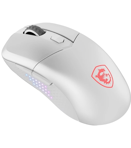 Мышь беспроводная/проводная MSI Versa 300 Elite белый, 26000 dpi, радиоканал, Bluetooth, USB, кнопки - 6