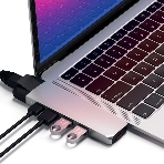 USB-концентратор Satechi ST-TCPHES, USB Type-C, USB 3.0/RJ-45/USB Type-C/HDMI/microSD, USB, фото2
