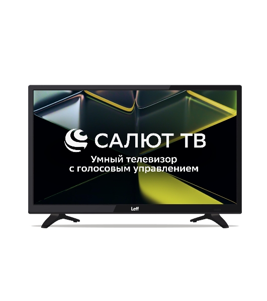 Телевизор LEFF 24' 24H690T черный DLED HD 60Hz Smart TV Салют ТВ