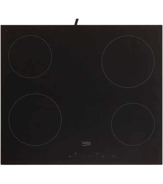 Встраиваемая электрическая варочная панель Beko HIC 64400 E, черный