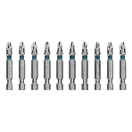 Бита Gross PH2х50 мм, сталь S2, шестигр., отрывн., 10 шт., фото 1