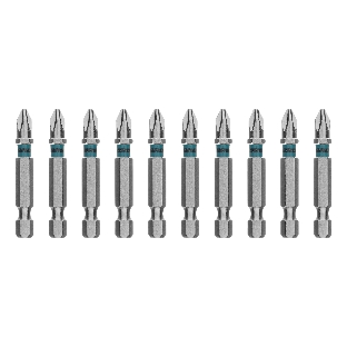 Бита Gross PH2х50 мм, сталь S2, шестигр., отрывн., 10 шт.