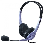 Гарнитура Genius HS-04S Two jack фиолетовый, проводная, 3.5 мм, фото 1