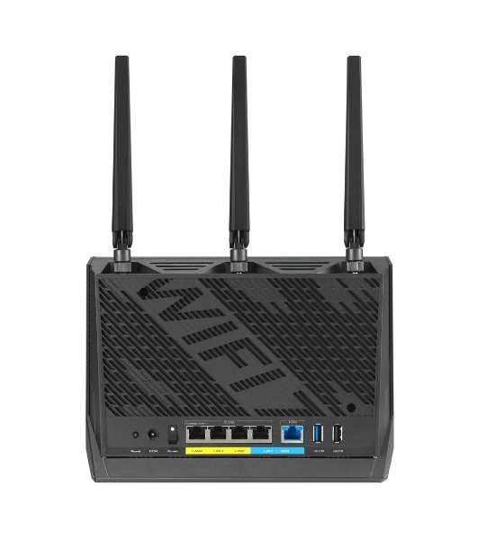 Маршрутизатор ASUS RT-BE86U, черный/красный, 90IG08W0-MO9A0V