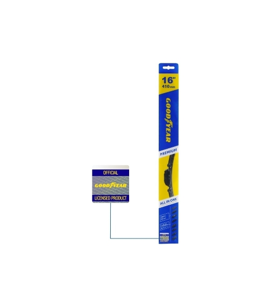 Бескаркасная щетка GOODYEAR GY000436 PREMIUM 16''/41 см
