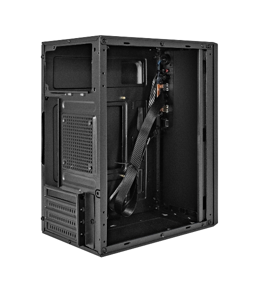 Компьютерный корпус Minitower ExeGate BAA-308U2-AAA450 (mATX, БП AAA450 с вент. 8см, 1хUSB+2хUSB 3.0, HD Audio, черный)