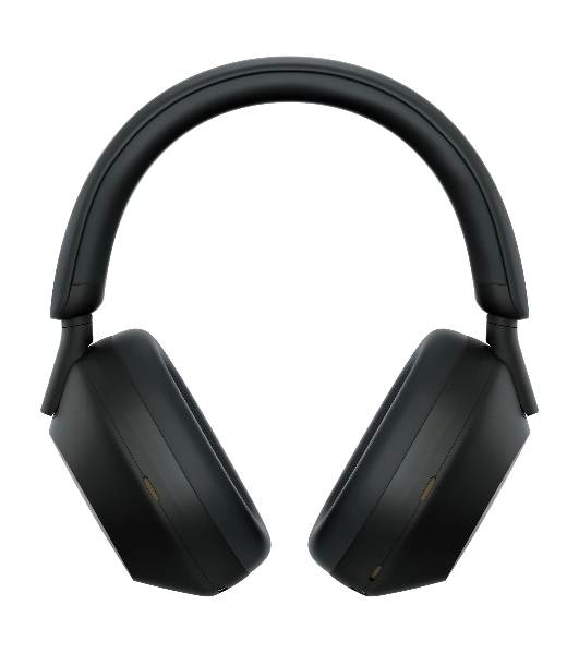 Беспроводные/проводные наушники Sony WH-1000XM5 черный, полноразмерные, Bluetooth + проводной, активное шумоподавление, до 30 ч