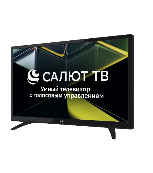 Телевизор LEFF 24' 24H690T черный DLED HD 60Hz Smart TV Салют ТВ