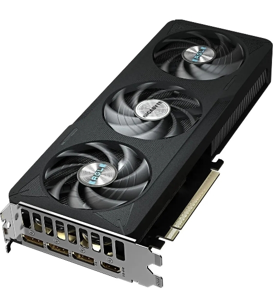 Видеокарта Gigabyte GeForce RTX 5060 Ti Eagle Max OC, NVIDIA RTX 5060 Ti, 8 ГБ GDDR7, 128 бит, PCI-e 5.0, 1xHDMI, 3xDP, 2617 МГц