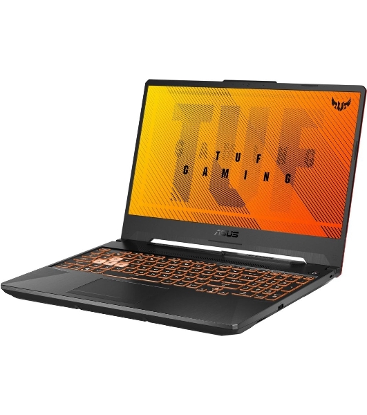 Ноутбук ASUS TUF Gaming FA506NCQ-HN031/15.6'/IPS/AMD Ryzen 7 170/16Gb/512Gb SSD/NVIDIA GeForce RTX 3050 4Gb/noOS/черный/2.3kg
