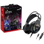 Гарнитура Genius HS-GX580U чёрный, проводная, USB, подсветка, фото2