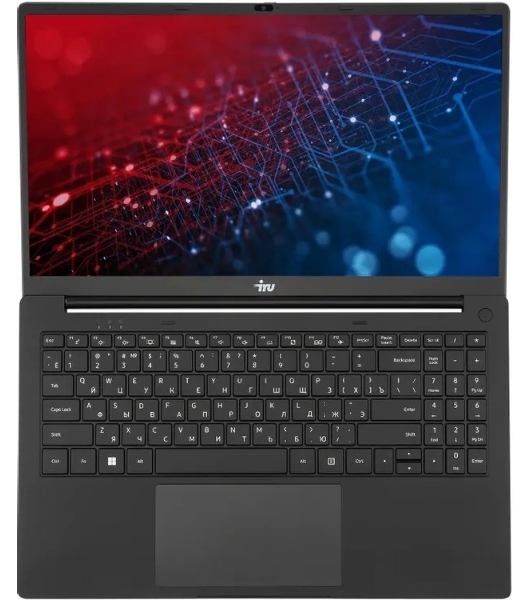 Ноутбук IRU Strato 15ALID4/15.6'/IPS/Intel Core i5 13500H/8Gb/256Gb SSD/Intel UHD Graphics/без ОС/черный/2.2kg