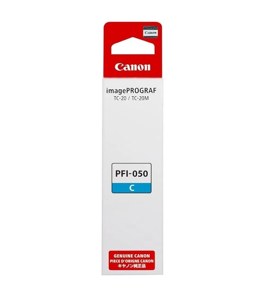 Картридж струйный Canon PFI-050C 5699C001 голубой (70мл) для Canon imagePROGRAF TC-20M