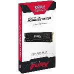 Накопитель SSD Kingston Fury Renegade, 1Tb, M.2(22x80мм), NVMe, PCIe 5.0 x4, 3D TLC, R/W 14200/11000Mb/s, IOPs 2 200 000/2 150 000, TbW 1000, DWPD 0.5 (12 мес), фото2