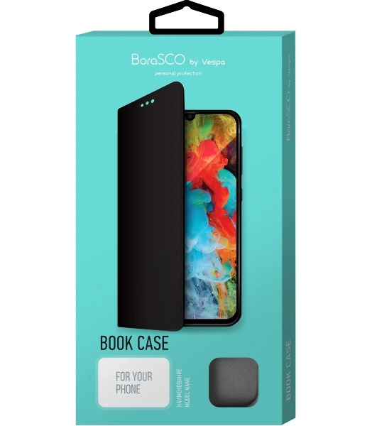 Чехол (флип-кейс) BORASCO Book Case, для ZTE Blade A31 Plus, черный
