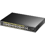 Коммутатор Cudy GS1026PS2, 24×1 Гбит/с, 2×1 Гбит/с Combo (RJ-45/SFP), 2×1 Гбит/с SFP, фото 1
