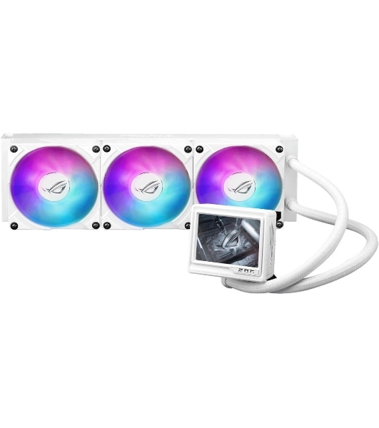 Система жидкостного охлаждения ASUS ROG RYUJIN III 360 ARGb EXTREME WHT 90RC0132-M0EAY0 белый 120мм алюминий+медь 2800rpm 36db 4-pin 305W