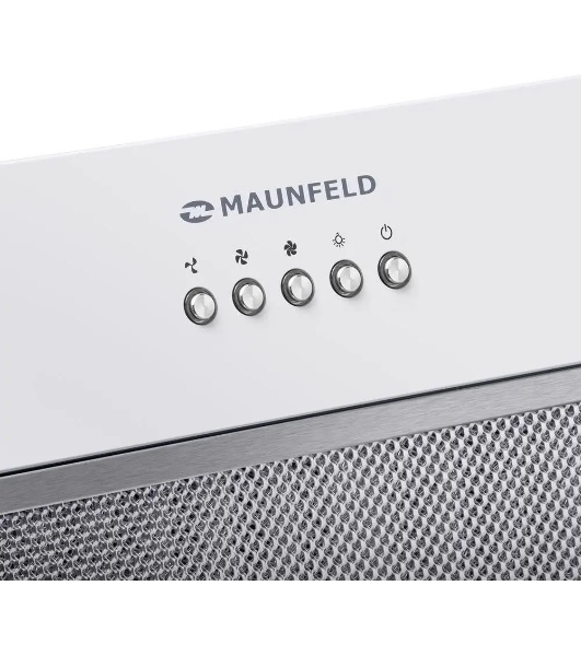 Вытяжка встраиваемая Maunfeld Trapeze 602M белый, 60 см, 1150 куб. м/ч, 54 дБ