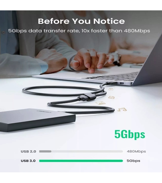 Кабель удлинительный USB3.0 Am-Af 5m Telecom черный (TUS708-5M)