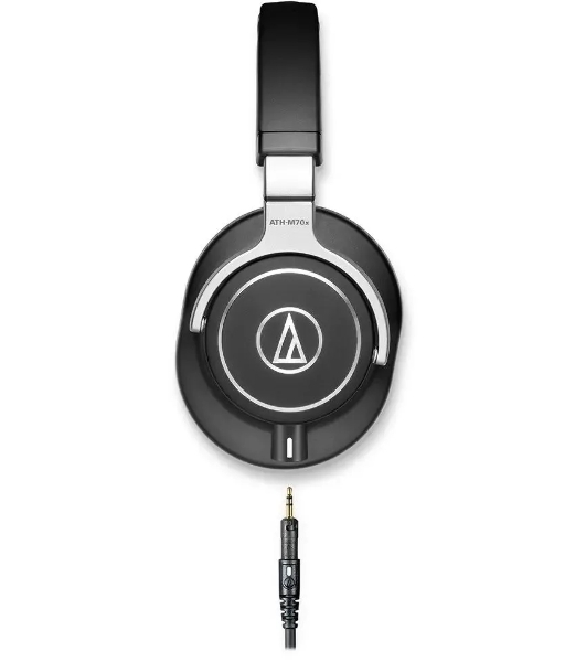 Проводные наушники Audio-Technica ATH-M70x черный, полноформатные