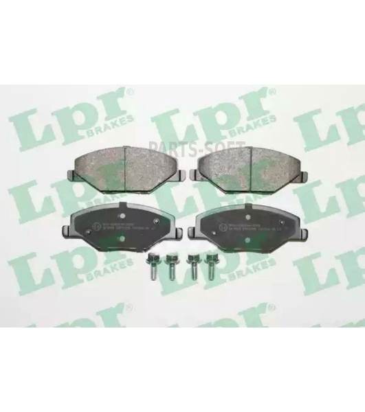 Колодки тормозные передние LPR 05P1795, комплект