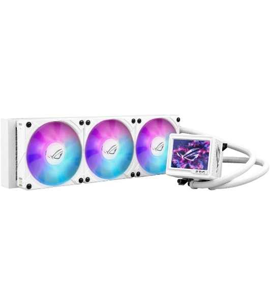Система жидкостного охлаждения ASUS ROG RYUJIN III 360 ARGb EXTREME WHT 90RC0132-M0EAY0 белый 120мм алюминий+медь 2800rpm 36db 4-pin 305W