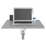 Стол для ноутбука Cactus VM-FDS101B столешница МДФ серый 70x52x106см (CS-FDS101WGY), фото3