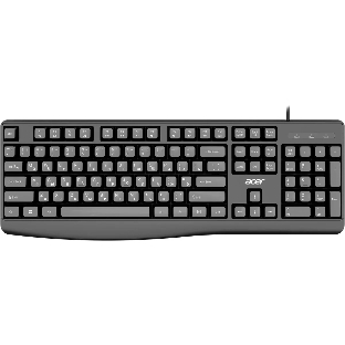 Клавиатура проводная Acer OKW301 (ZL.KBDCC.01A), USB, черный