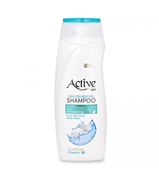 Шампунь увлажняющий Active CARE & BEAUTY. С протеинами шелка и витамином B5, 350 мл (512102051)