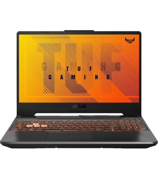 Ноутбук ASUS TUF Gaming FA506NCQ-HN031/15.6'/IPS/AMD Ryzen 7 170/16Gb/512Gb SSD/NVIDIA GeForce RTX 3050 4Gb/noOS/черный/2.3kg