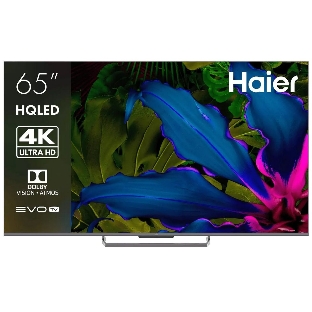 Телевизор Haier 65' DH1VWQD06RU серый QLED 4K UHD 144Hz Smart TV Android 3GB/32GB