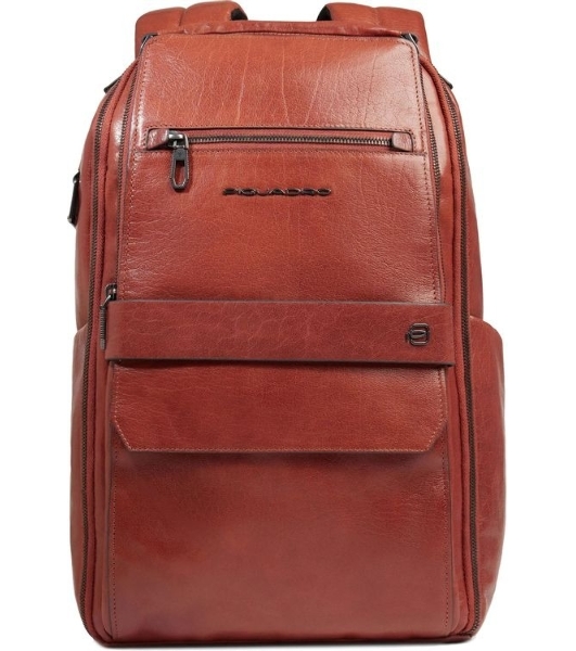 Рюкзак мужской Piquadro Solm CA7022S141/CU табачный кожа