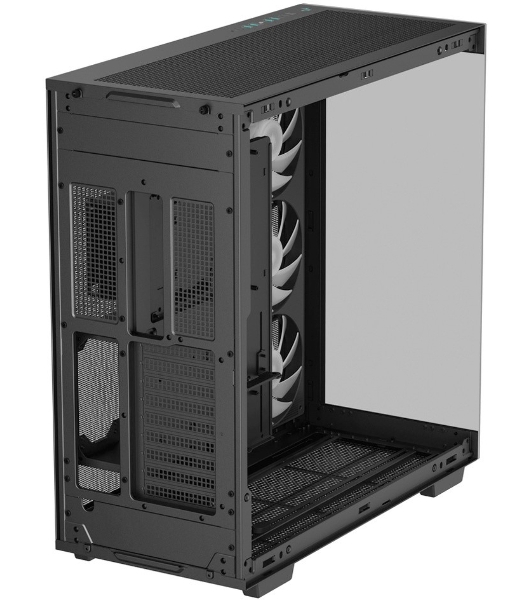 Компьютерный корпус Deepcool CH780 черный (ATX, без БП, ARGb, 4xUSB3.2 Type-A + USB3.2 Type-C) (R-CH780-BKADE41-G-1) MidiTower
