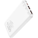 Портативный аккумулятор Hoco J101 Astute 10000mAh QC3.0/PD3.0 22.5W 5A 2xUSB-A/USB-C белый (J101 ASTUTE белый), фото2
