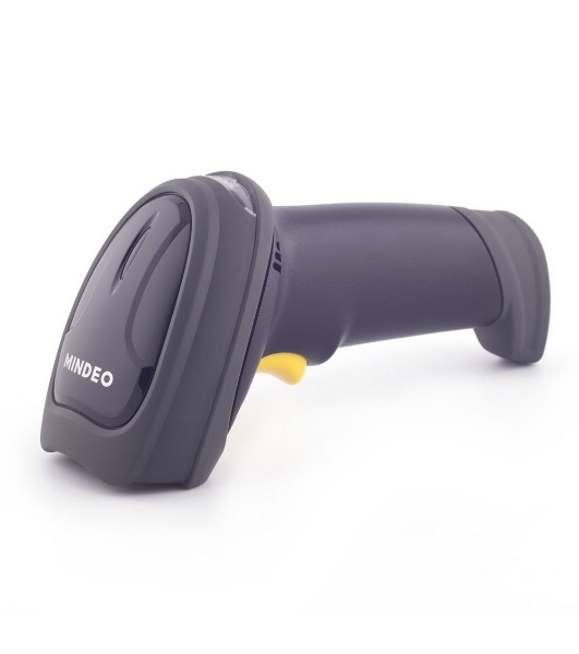Сканер штрих-кода ручной Mindeo MD6600-HD_stand 2D имидж, проводной, подставка в комплекте, 100 скан/сек, USB, серый