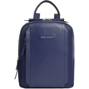 Рюкзак женский Piquadro Lyra CA5566W92T/BLU темно-синий нейлон/натур.кожа