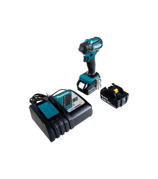 Дрель-шуруповерт Makita DDF083RFE, 18 В, 3 Ач, 40 Нм, бесщеточный