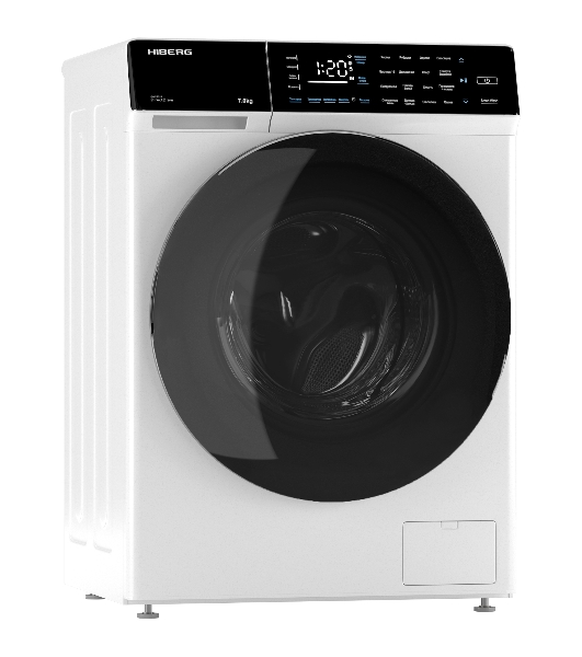 Стиральная машина HIBERG i-DDQ9-712 W белый, загр. фронтальная макс.: 7 кг 1200 об/мин класс: А+++
